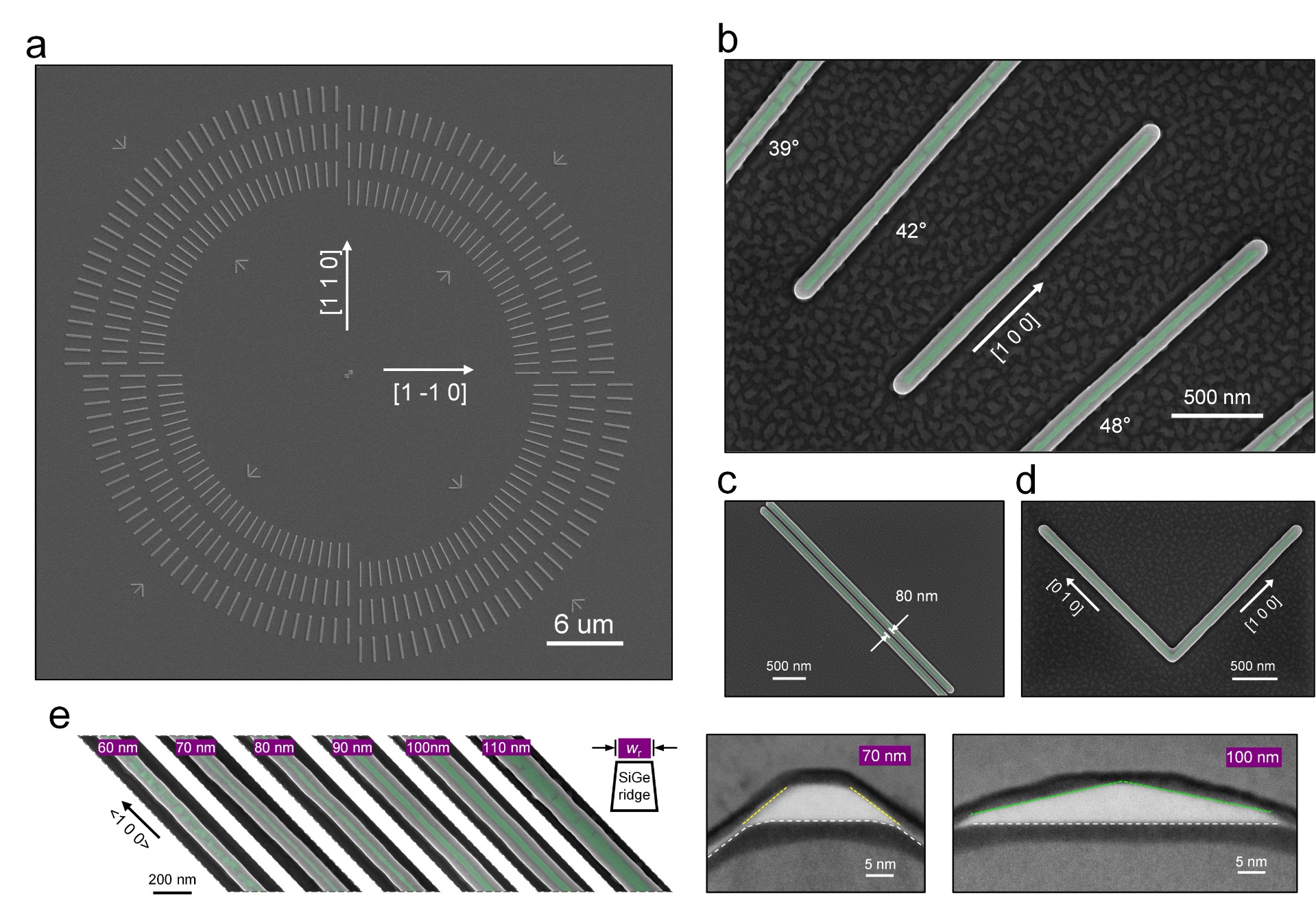 我院徐洪起团队在硅基锗纳米线可控生长研究中取得重要进展